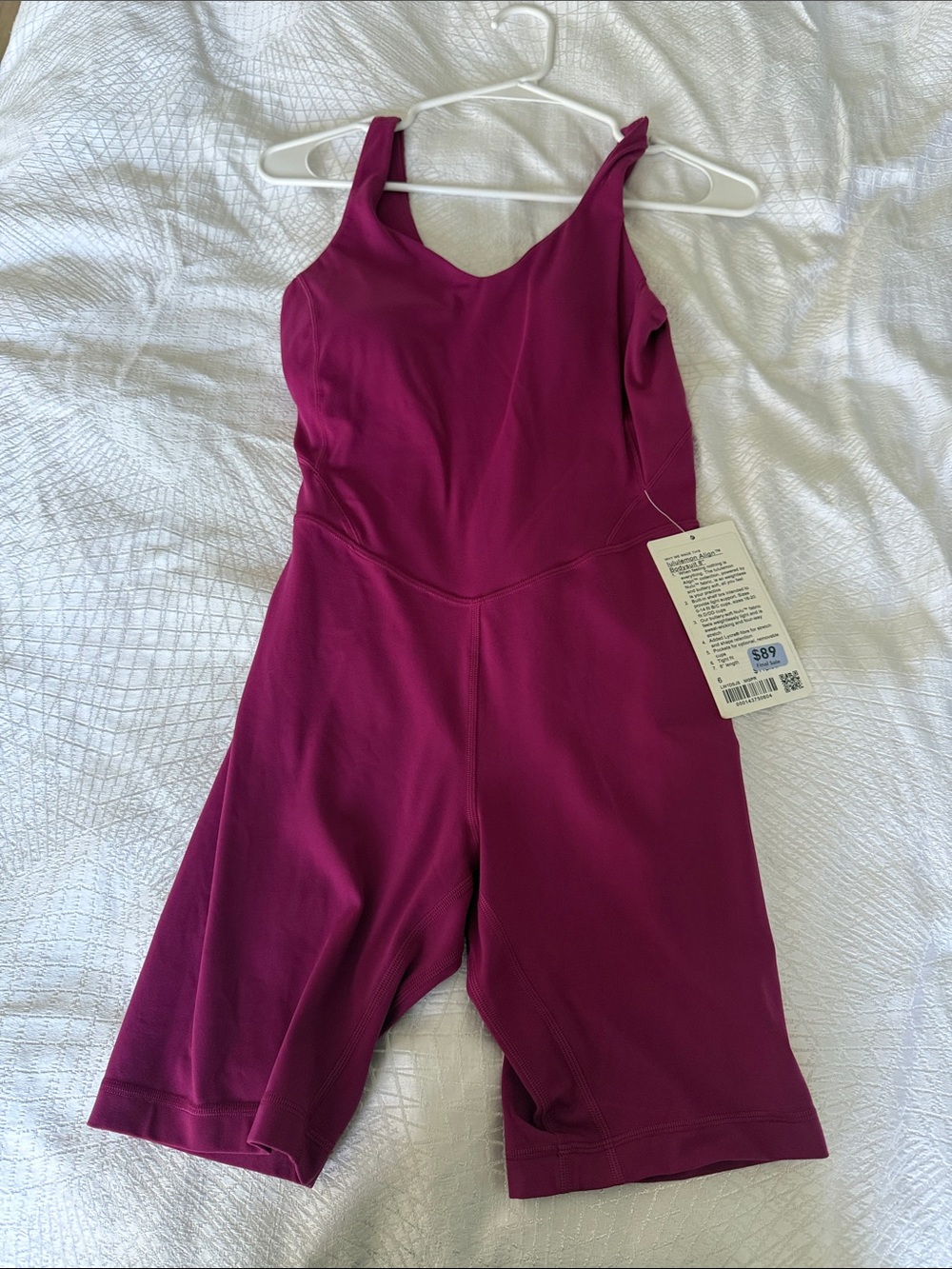 lululemon athletica Magenta Active One-Piece Romper